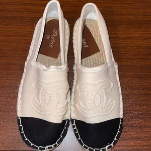 Chanel espadrilles (not real)
